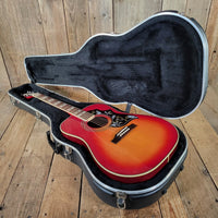 Epiphone Hummingbird H/S Dreadnought Cherry Sunburst with Hard Case 2010s - Mahar's Vintage Guitars
