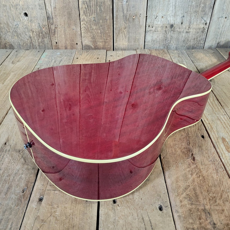 Epiphone Hummingbird H/S Dreadnought Cherry Sunburst with Hard Case 2010s - Mahar's Vintage Guitars