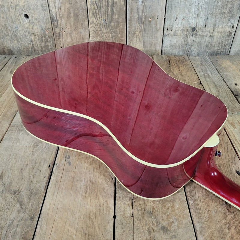 Epiphone Hummingbird H/S Dreadnought Cherry Sunburst with Hard Case 2010s - Mahar's Vintage Guitars