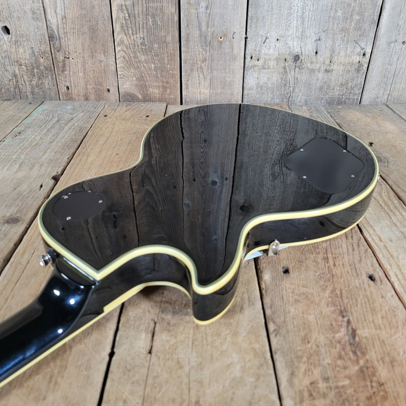 Epiphone Les Paul Black Beauty 3 Pickup Electric Guitar 2011 – Triple Humbucker Custom Style in Ebony - Mahar's Vintage Guitars