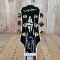 Epiphone Les Paul Black Beauty 3 Pickup Electric Guitar 2011 – Triple Humbucker Custom Style in Ebony - Mahar's Vintage Guitars