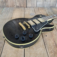Epiphone Les Paul Black Beauty 3 Pickup Electric Guitar 2011 – Triple Humbucker Custom Style in Ebony - Mahar's Vintage Guitars