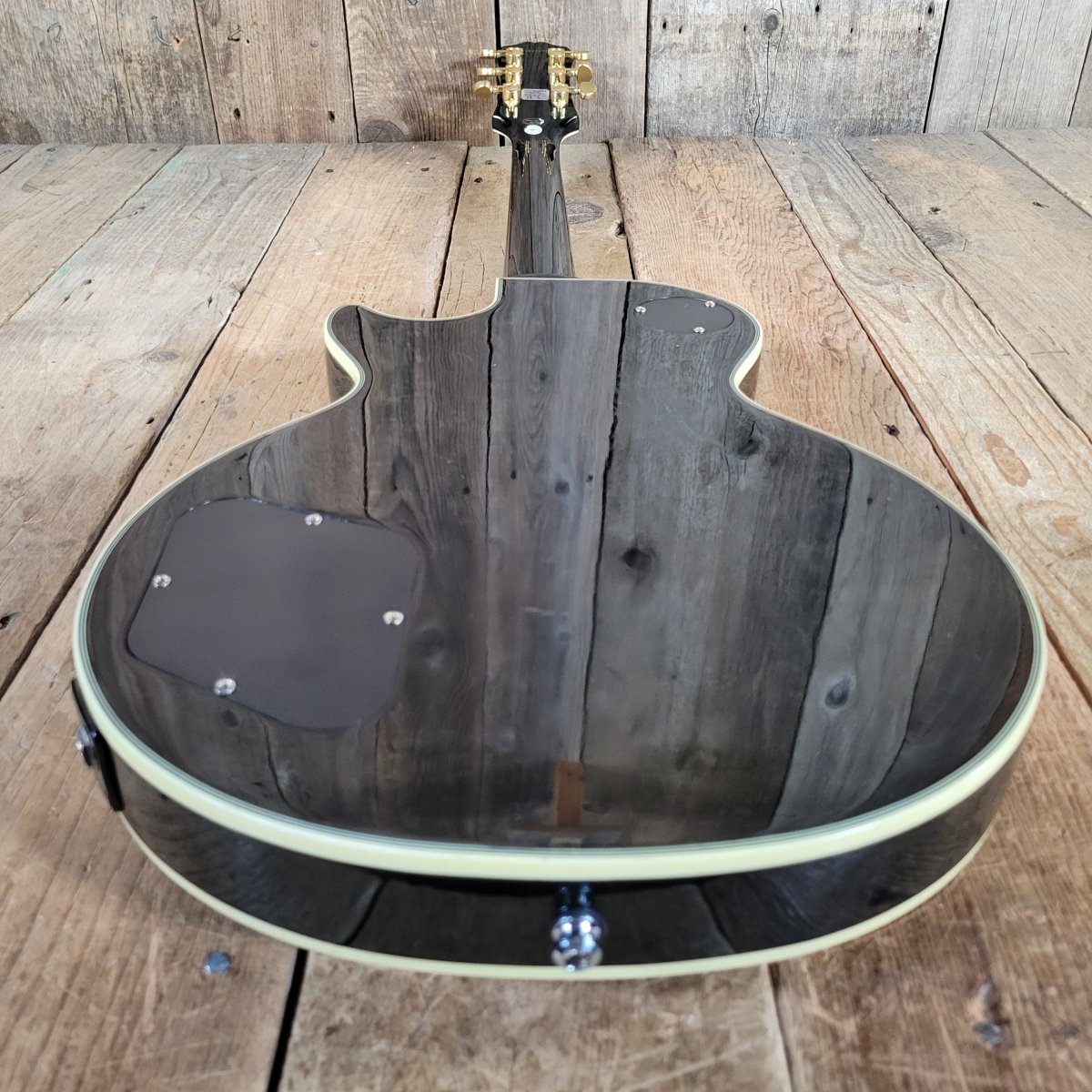 Epiphone Les Paul Custom Ebony 2008 w/ EMGs & SKB Gig Bag - Mahar's Vintage Guitars