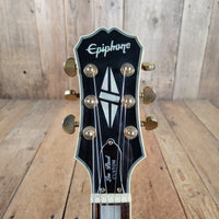 Epiphone Les Paul Custom Ebony 2008 w/ EMGs & SKB Gig Bag - Mahar's Vintage Guitars