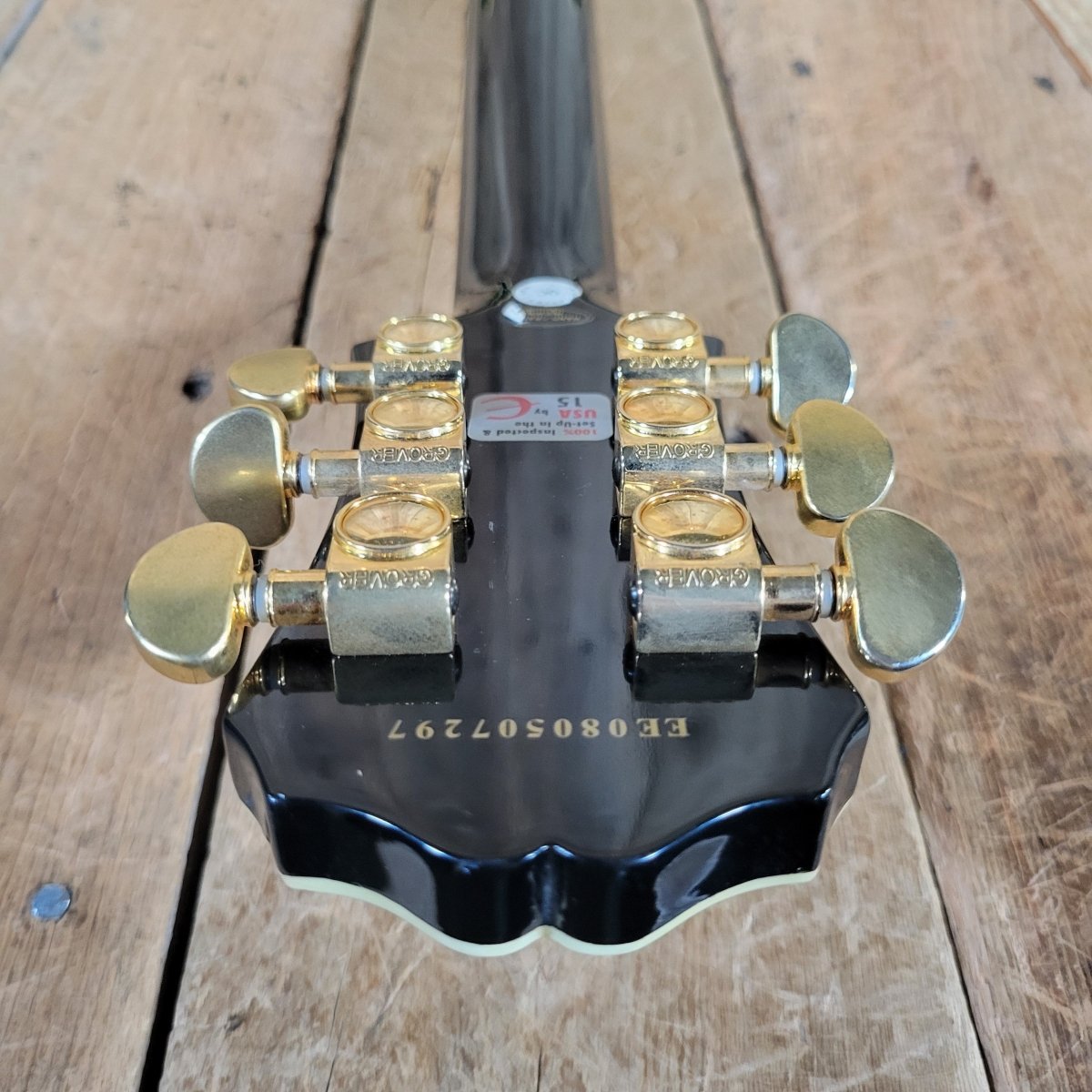 Epiphone Les Paul Custom Ebony 2008 w/ EMGs & SKB Gig Bag - Mahar's Vintage Guitars