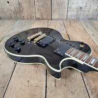 Epiphone Les Paul Custom Ebony 2008 w/ EMGs & SKB Gig Bag - Mahar's Vintage Guitars