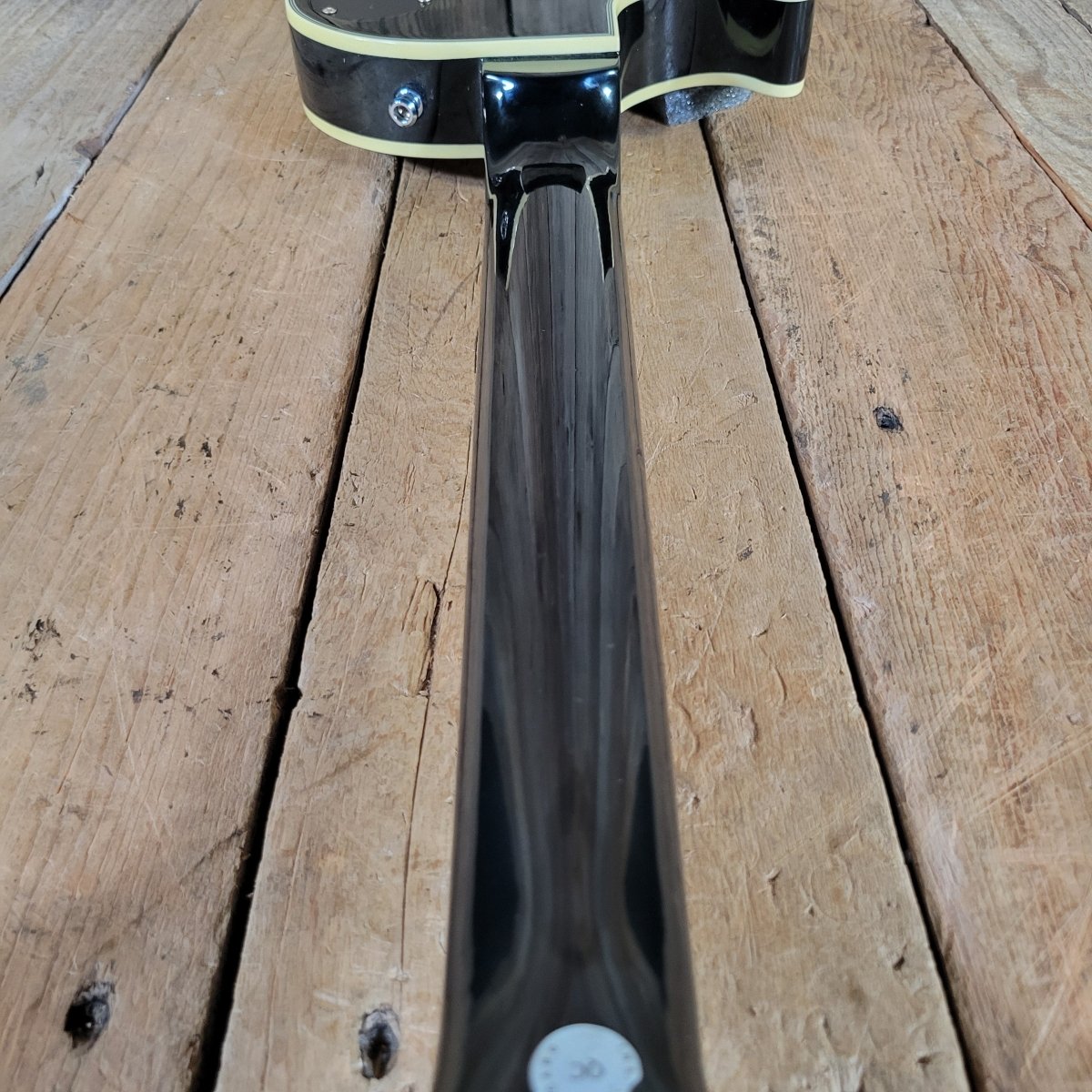 Epiphone Les Paul Custom Ebony 2008 w/ EMGs & SKB Gig Bag - Mahar's Vintage Guitars