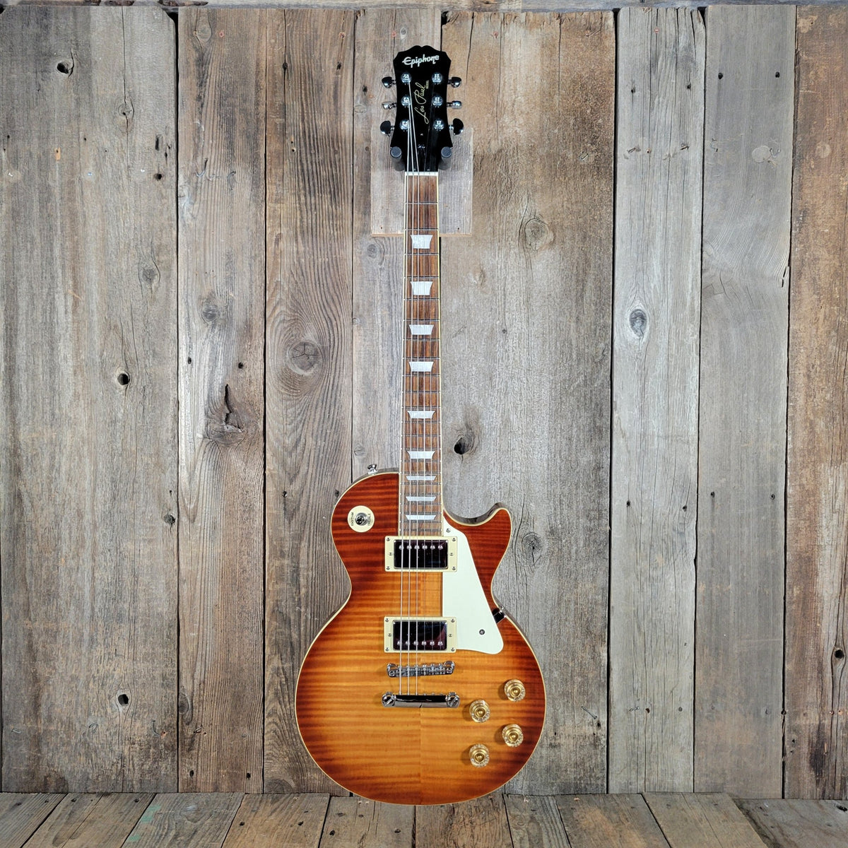 Epiphone Les Paul Standard 2006 – Flamed Maple Top, Classic Sunburst, Vintage Tone & Playability - Mahar's Vintage Guitars