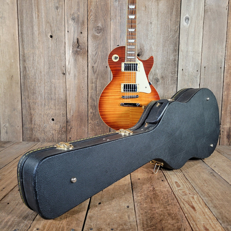 Epiphone Les Paul Standard 2006 – Flamed Maple Top, Classic Sunburst, Vintage Tone & Playability - Mahar's Vintage Guitars