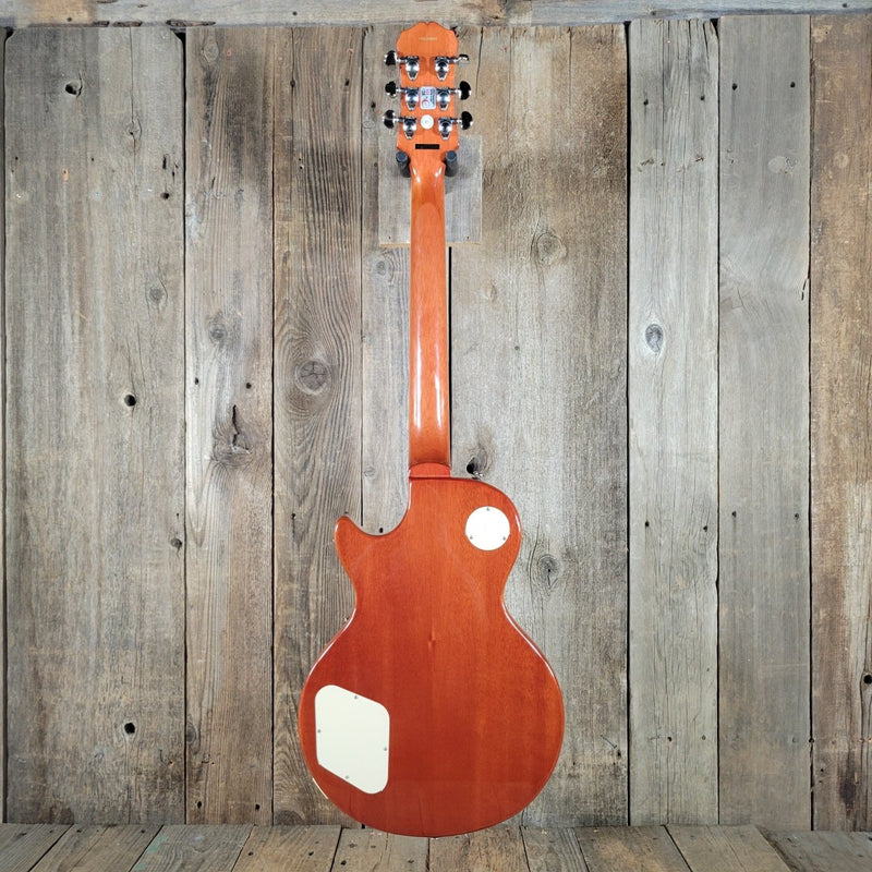 Epiphone Les Paul Standard Flame Top Amber 2011 – Original Case, Mint Condition - Mahar's Vintage Guitars