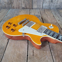 Epiphone Les Paul Standard Flame Top Amber 2011 – Original Case, Mint Condition - Mahar's Vintage Guitars