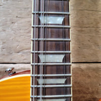 Epiphone Les Paul Standard Flame Top Amber 2011 – Original Case, Mint Condition - Mahar's Vintage Guitars