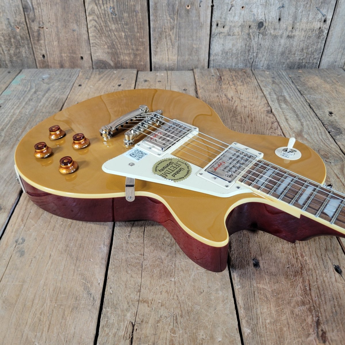 Epiphone Les Paul Standard Gold Top 2019 Mint w/ Original Case