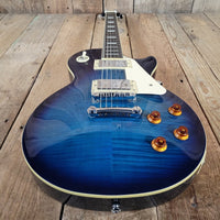 Epiphone Les Paul Std Blue Burst Plus Top 2006 with Original Hard Case - Mahar's Vintage Guitars