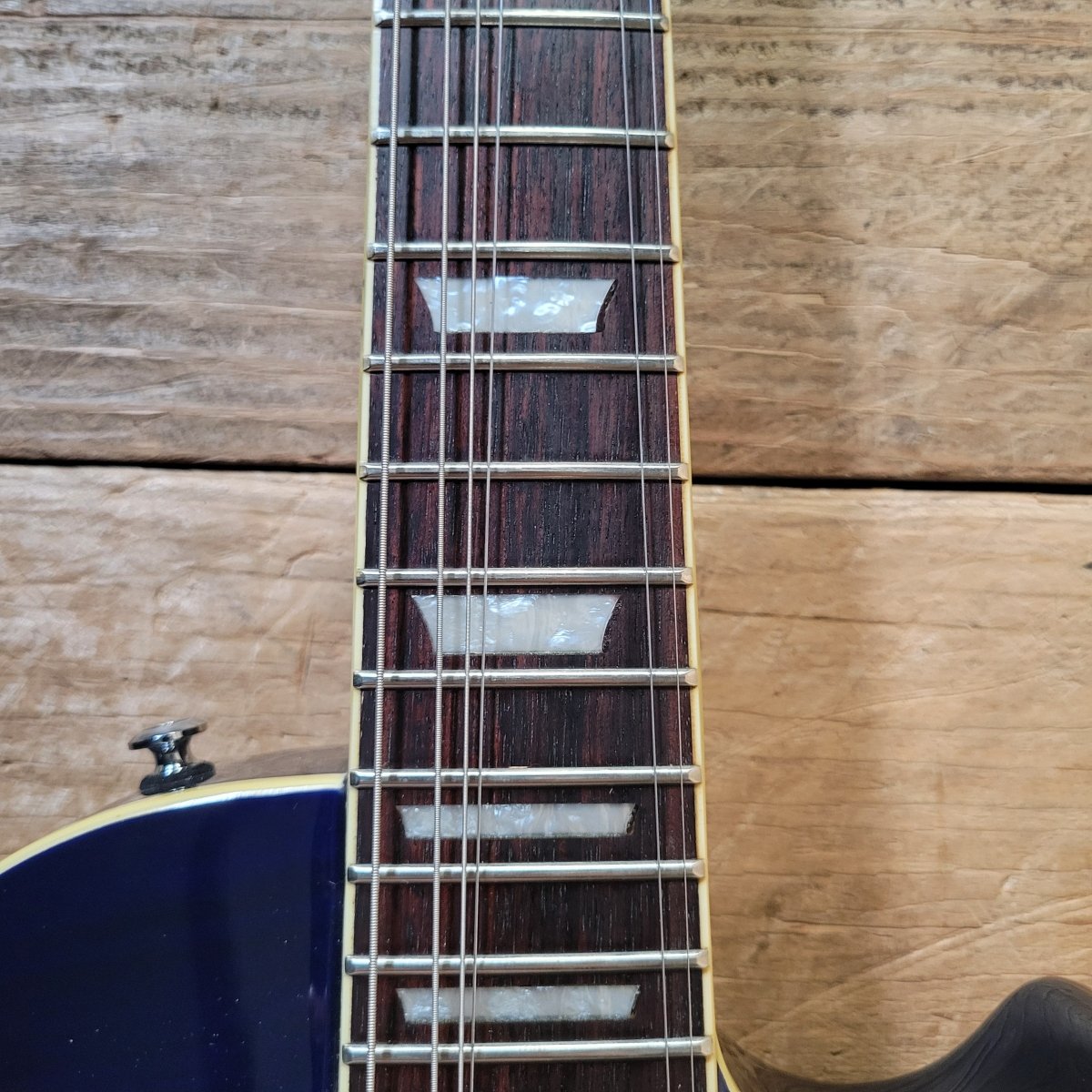 Epiphone Les Paul Std Blue Burst Plus Top 2006 with Original Hard Case - Mahar's Vintage Guitars