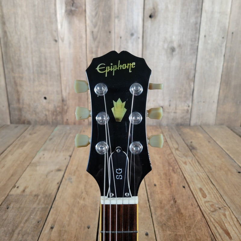 Epiphone SG - 400 Cherry Electric Guitar 2005 with Hard Case – Vintage Style, Classic Rock Tone - Mahar's Vintage Guitars