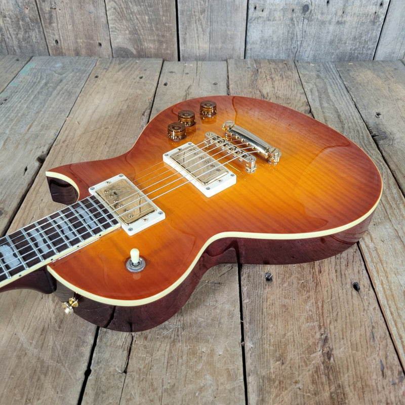ESP LTD EC - 401 VF FMT Solid Body Electric Guitar 2014 MINT with SKB Style Case - Mahar's Vintage Guitars