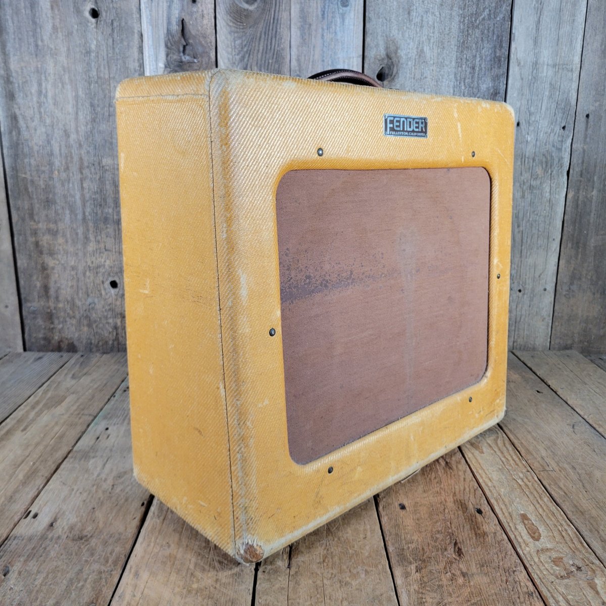 Fender 1950 Pro 5A5 Tweed TV - Front 15" Jensen 6L6 Excellent - Mahar's Vintage Guitars