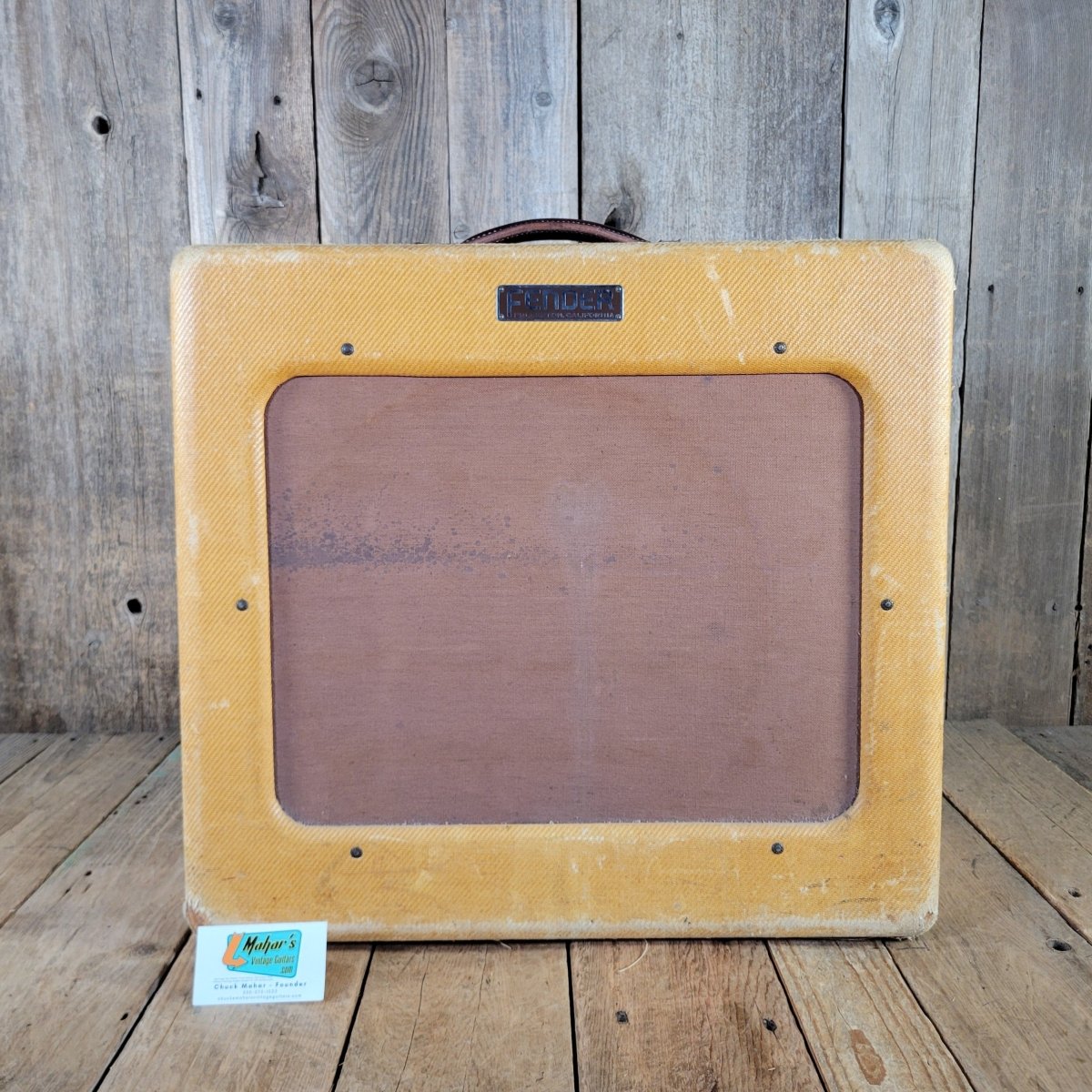 Fender 1950 Pro 5A5 Tweed TV-Front 6L6 6SC7 15