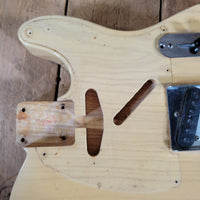 Fender 1953 Esquire Blackguard All Original w/ Original Poodle Case, Excellent - Mahar's Vintage Guitars