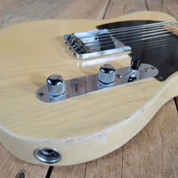 Fender 1953 Esquire Blackguard All Original w/ Original Poodle Case, Excellent - Mahar's Vintage Guitars