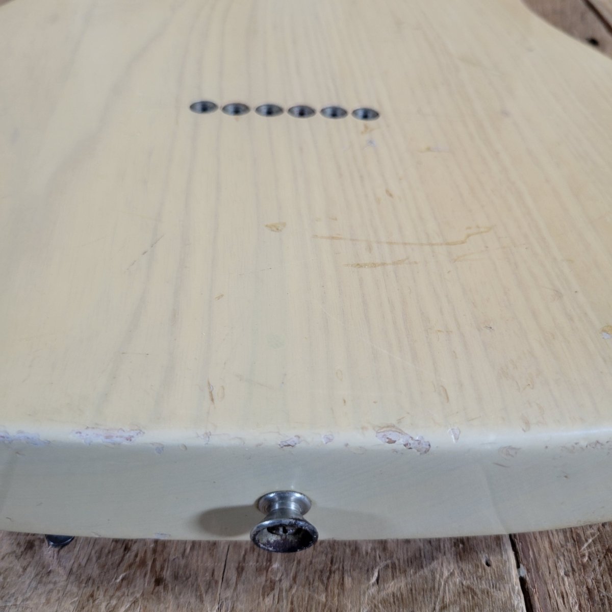 Fender 1953 Esquire Blackguard All Original w/ Original Poodle Case, Excellent - Mahar's Vintage Guitars