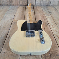 Fender 1953 Esquire Blackguard All Original w/ Original Poodle Case, Excellent - Mahar's Vintage Guitars