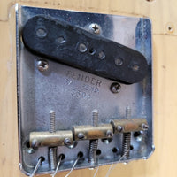 Fender 1953 Esquire Blackguard All Original w/ Original Poodle Case, Excellent - Mahar's Vintage Guitars
