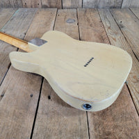 Fender 1953 Esquire Blackguard All Original w/ Original Poodle Case, Excellent - Mahar's Vintage Guitars