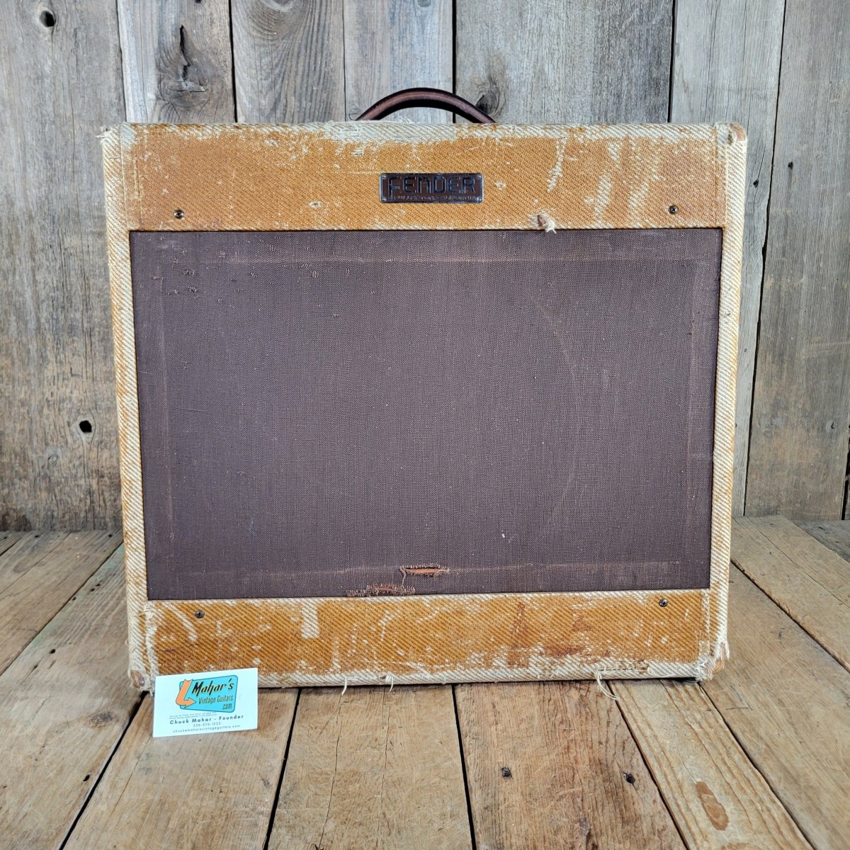 Fender 1954 Bandmaster 5D7 Tweed Ultra Rare Serviced - Mahar's Vintage Guitars