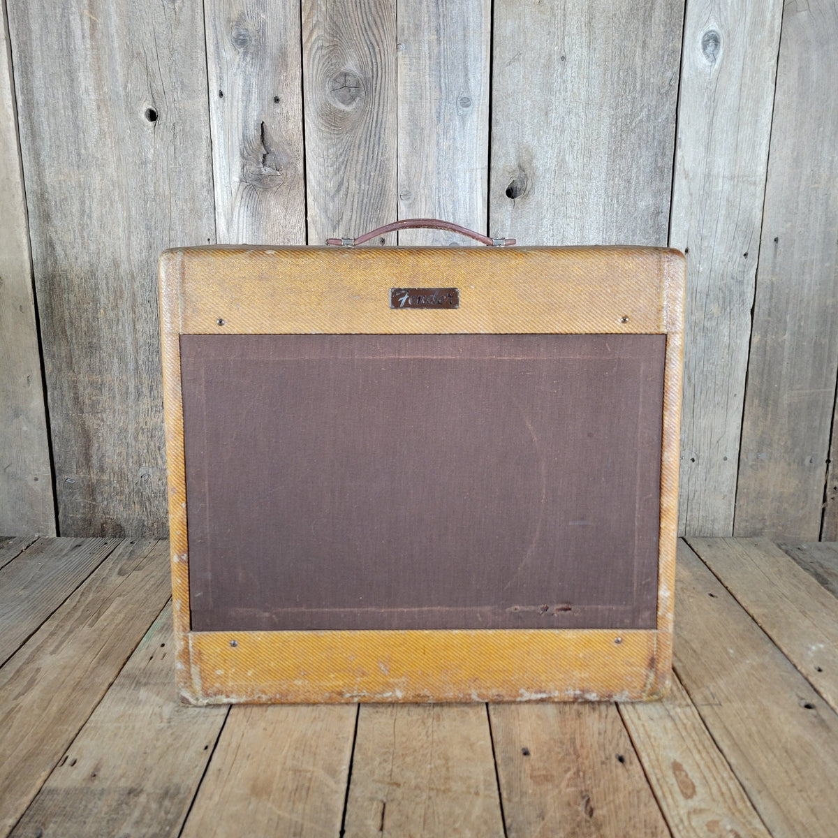 Fender 1955 Pro Amp 5D5 – Vintage Tweed 1x15 Combo with Original Jensen Speaker - Mahar's Vintage Guitars