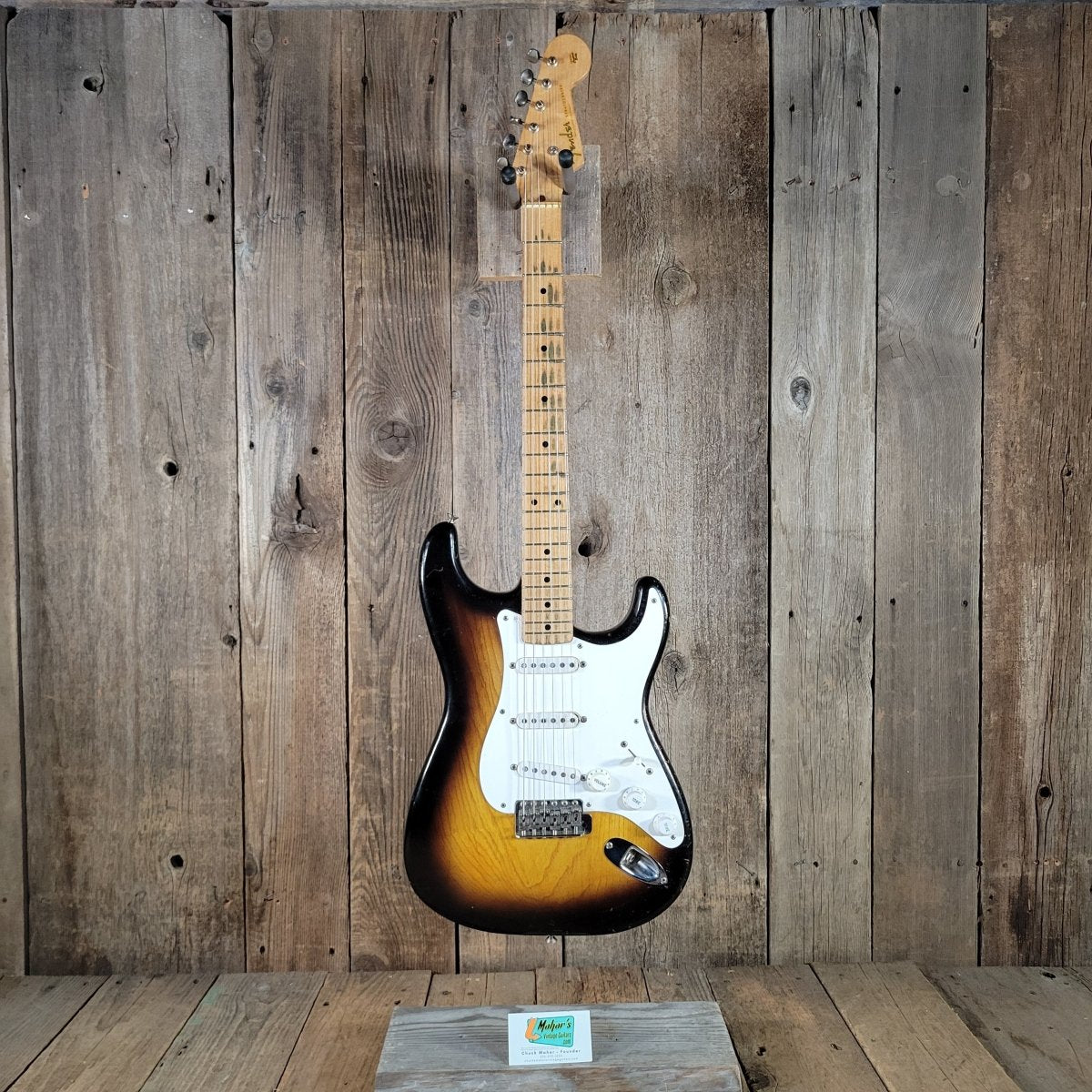 Fender Stratocaster サンバースト Fender 1955 Stratocaster Sunburst One-Piece Ash Body | Mahar's