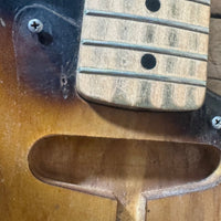 Fender 1955 Stratocaster Sunburst One - Piece Ash Body Excellent - Mahar's Vintage Guitars