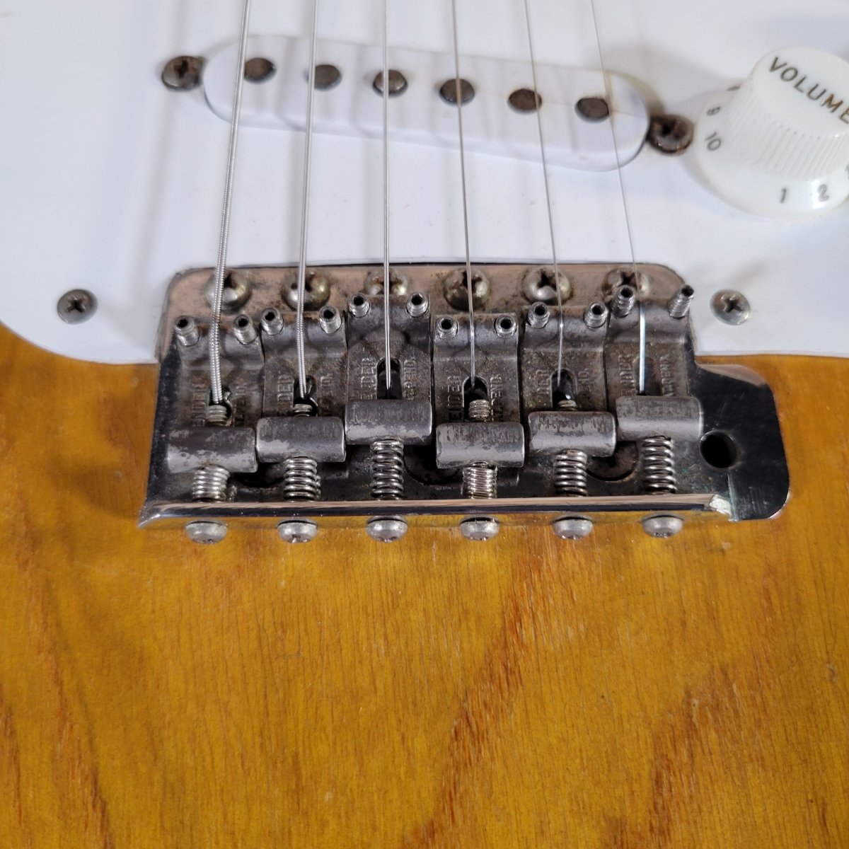 Fender 1955 Stratocaster Sunburst One - Piece Ash Body Excellent - Mahar's Vintage Guitars
