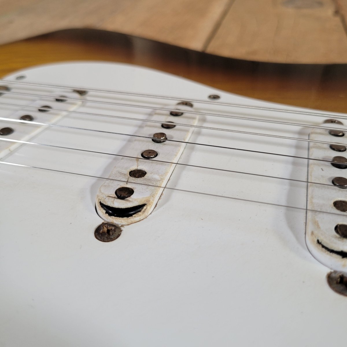 Fender 1955 Stratocaster Sunburst One - Piece Ash Body Excellent - Mahar's Vintage Guitars