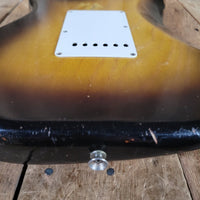 Fender 1955 Stratocaster Sunburst One - Piece Ash Body Excellent - Mahar's Vintage Guitars