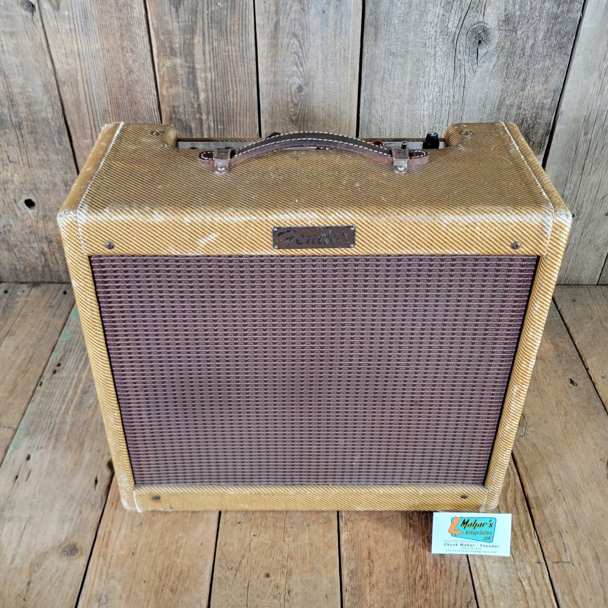 Fender 1958 Princeton 5F2A Tweed Guitar Amp Excellent - Mahar's Vintage Guitars