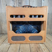 Fender 1959 Bassman 5F6 - A Tweed 4x10 Jensen Original Cover - Mahar's Vintage Guitars