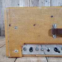 Fender 1959 Bassman 5F6 - A Tweed 4x10 Jensen Original Cover - Mahar's Vintage Guitars