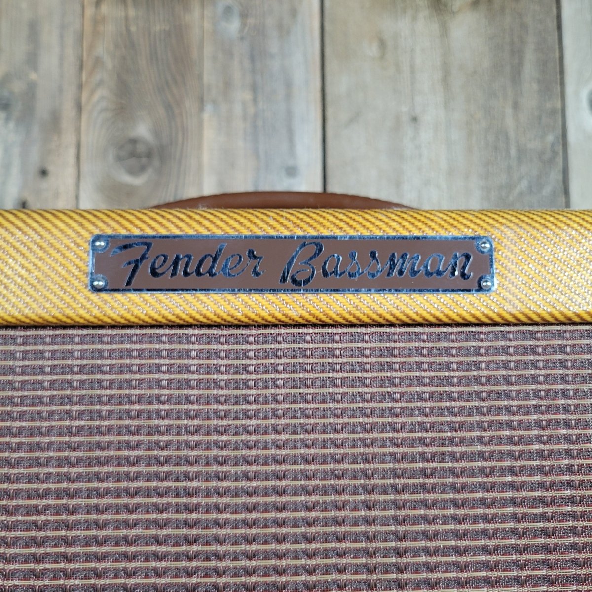 Fender 1959 Bassman 5F6 - A Tweed 4x10 Jensen Original Cover - Mahar's Vintage Guitars