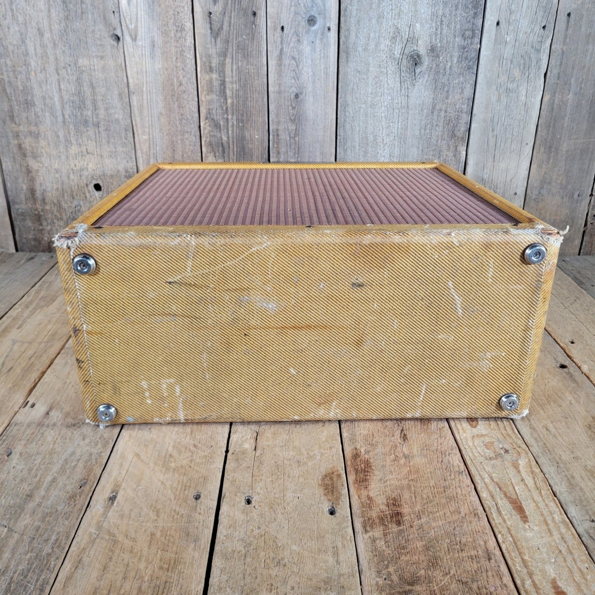 Fender 1959 Bassman 5F6 - A Tweed 4x10 Jensen Original Cover - Mahar's Vintage Guitars