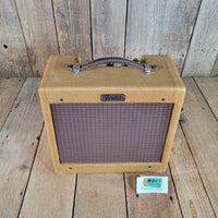 Fender 1959 Champ 5F1 Tweed Amp, 100% Original, Near Mint - Mahar's Vintage Guitars