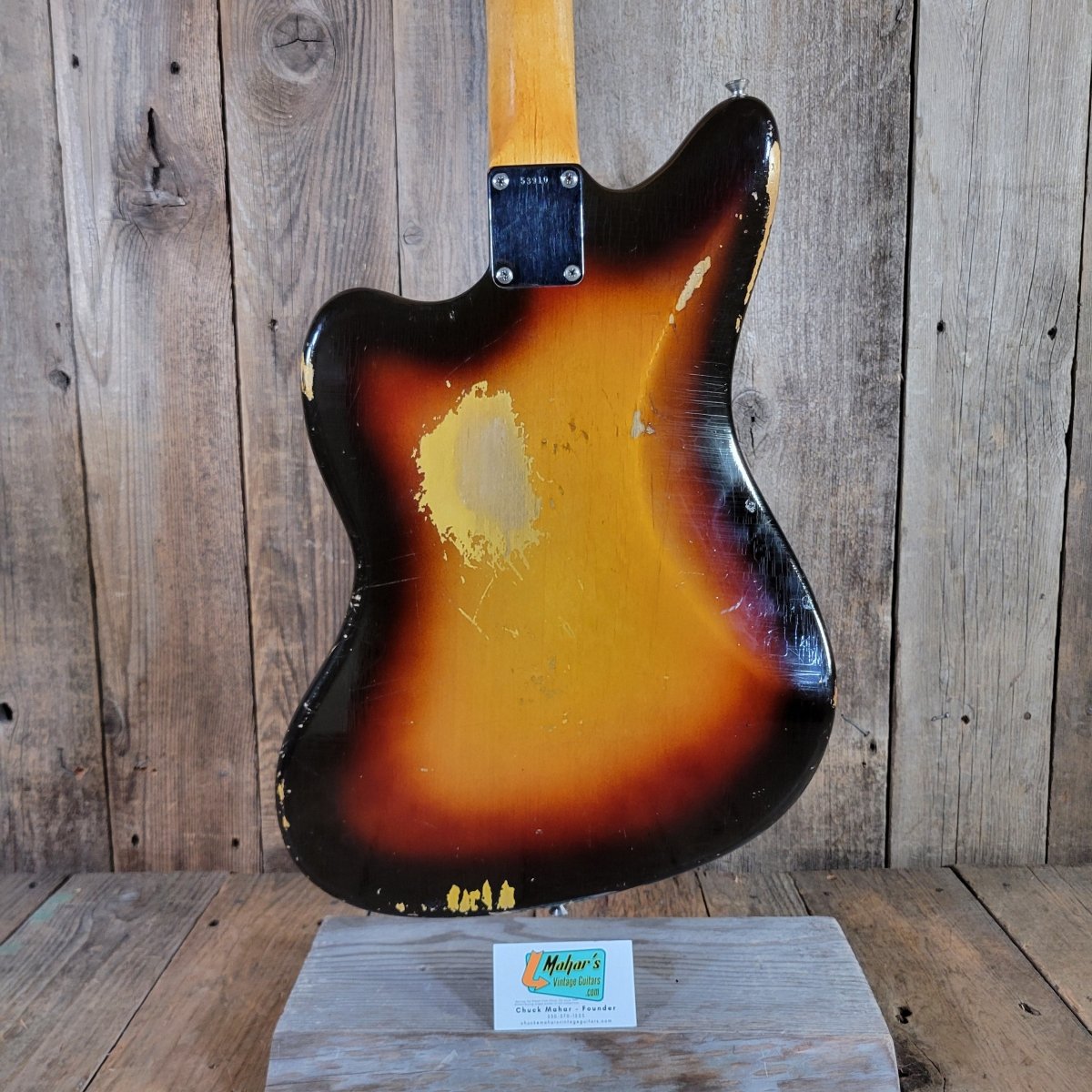 Fender 1960 Jazzmaster Sunburst Pre - CBS Slab Board Excellent - Mahar's Vintage Guitars