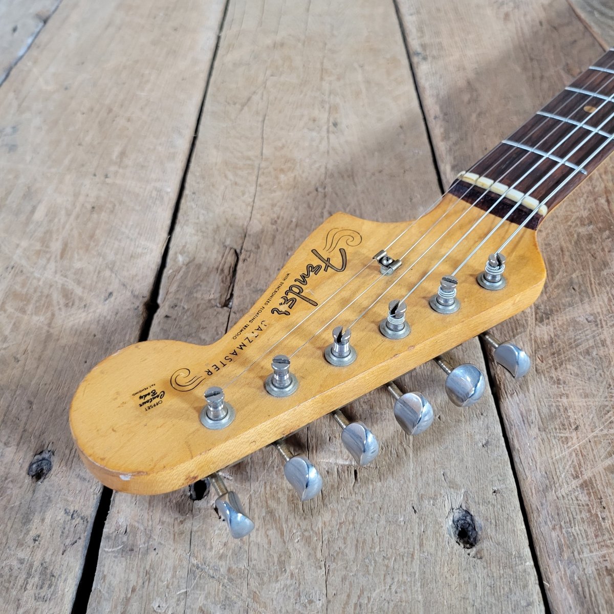Fender 1960 Jazzmaster Sunburst Pre - CBS Slab Board Excellent - Mahar's Vintage Guitars