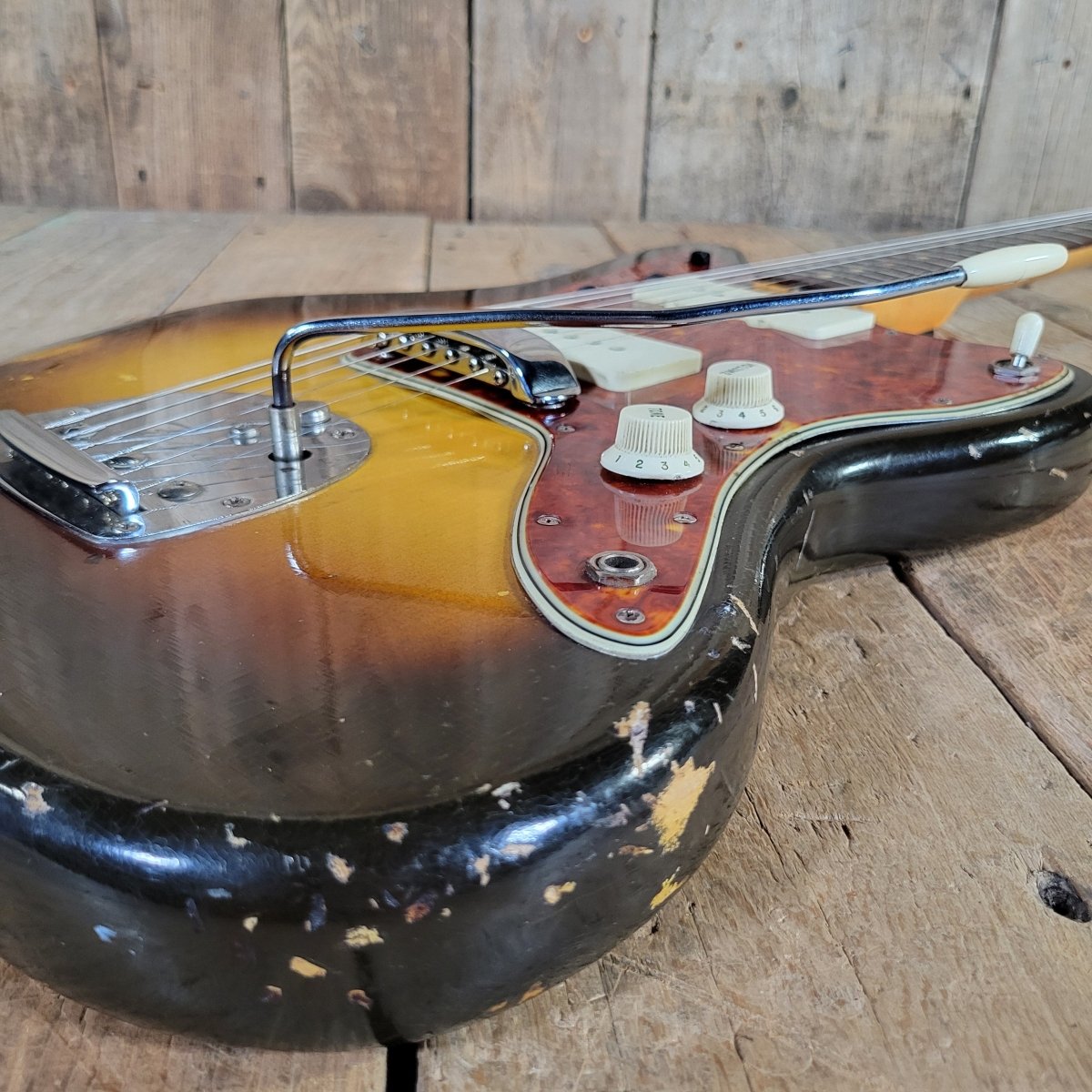 Fender 1960 Jazzmaster Sunburst Pre - CBS Slab Board Excellent - Mahar's Vintage Guitars