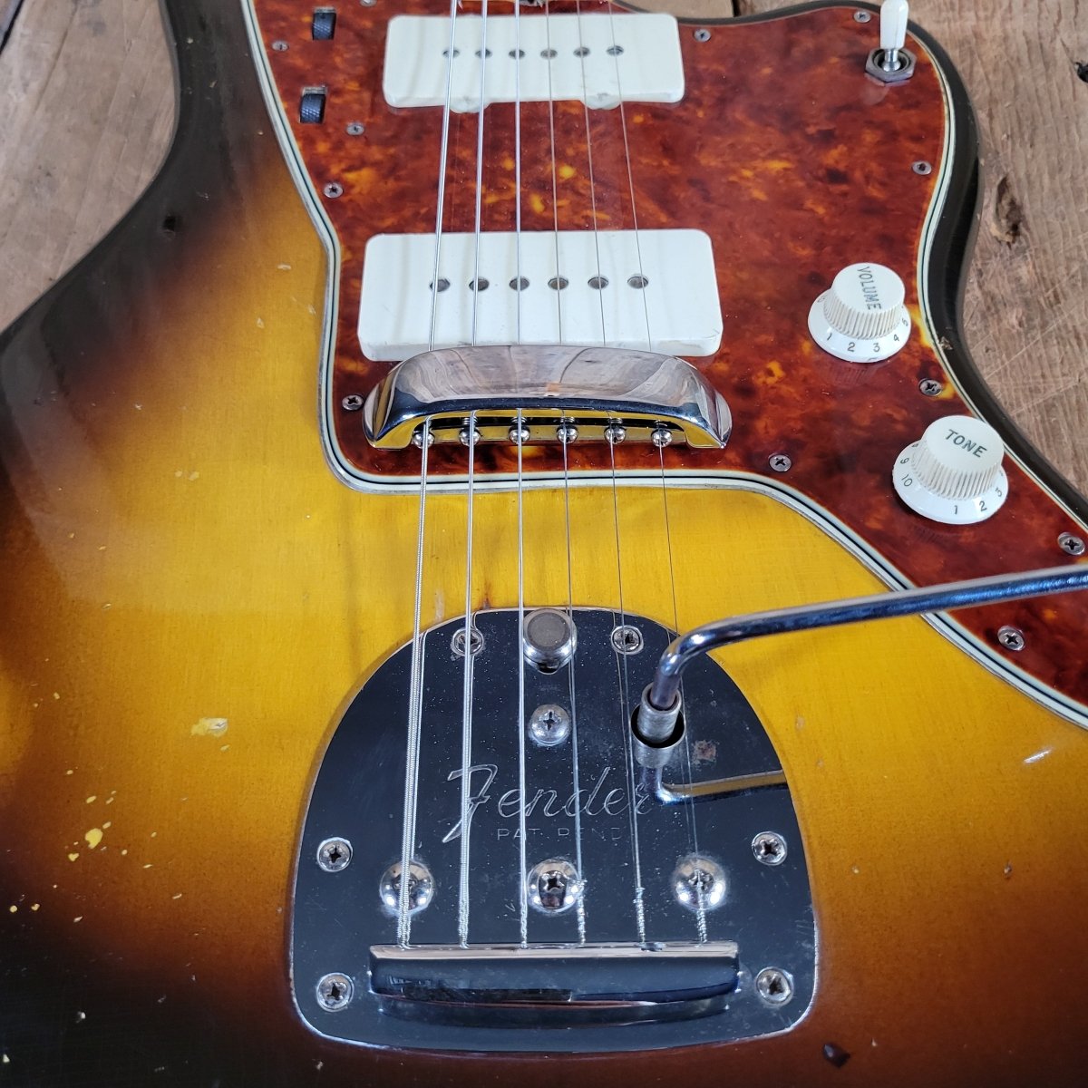 Fender 1960 Jazzmaster Sunburst Pre - CBS Slab Board Excellent - Mahar's Vintage Guitars