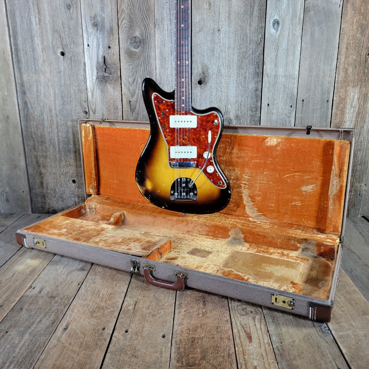 Fender 1960 Jazzmaster Sunburst Pre - CBS Slab Board Excellent - Mahar's Vintage Guitars