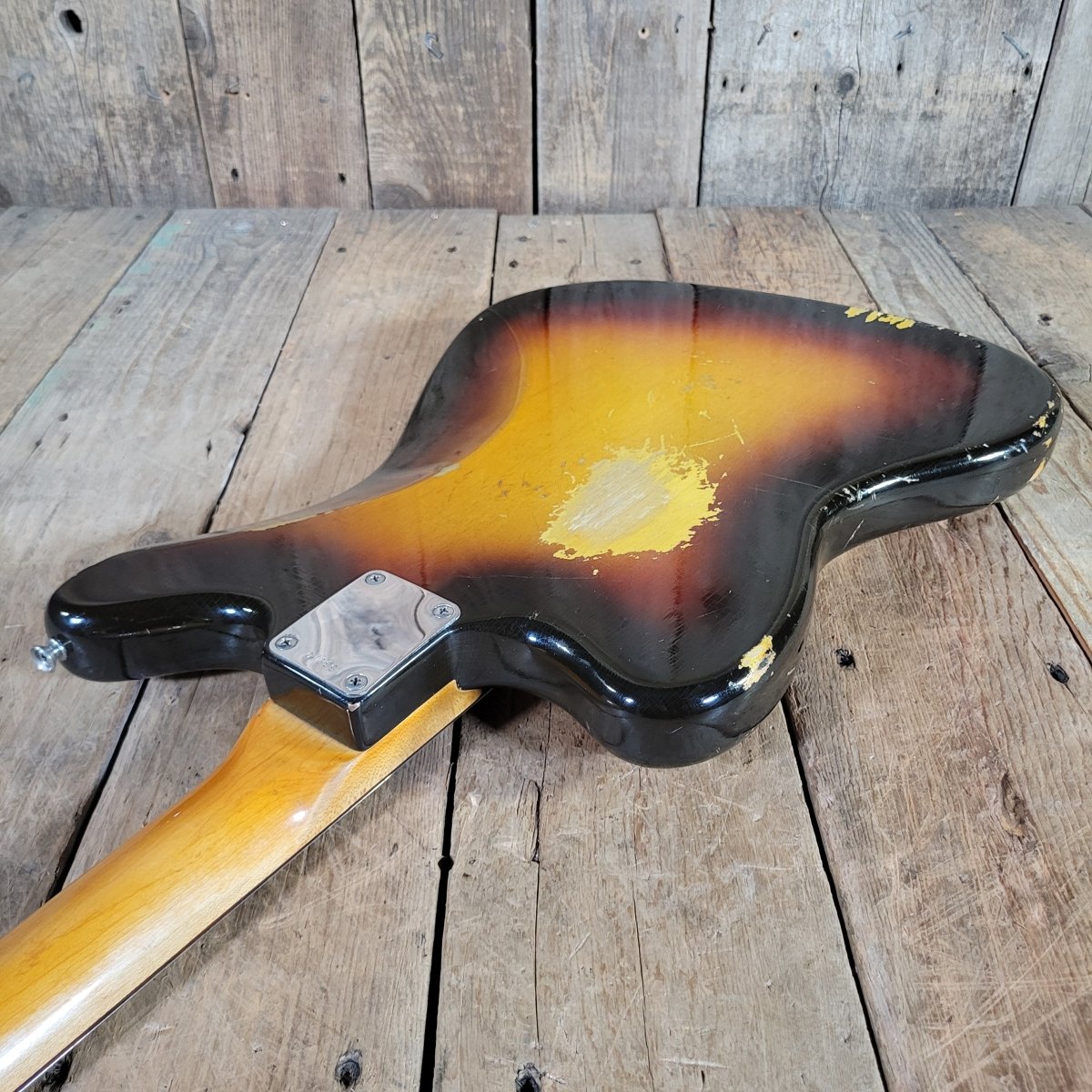 Fender 1960 Jazzmaster Sunburst Pre - CBS Slab Board Excellent - Mahar's Vintage Guitars