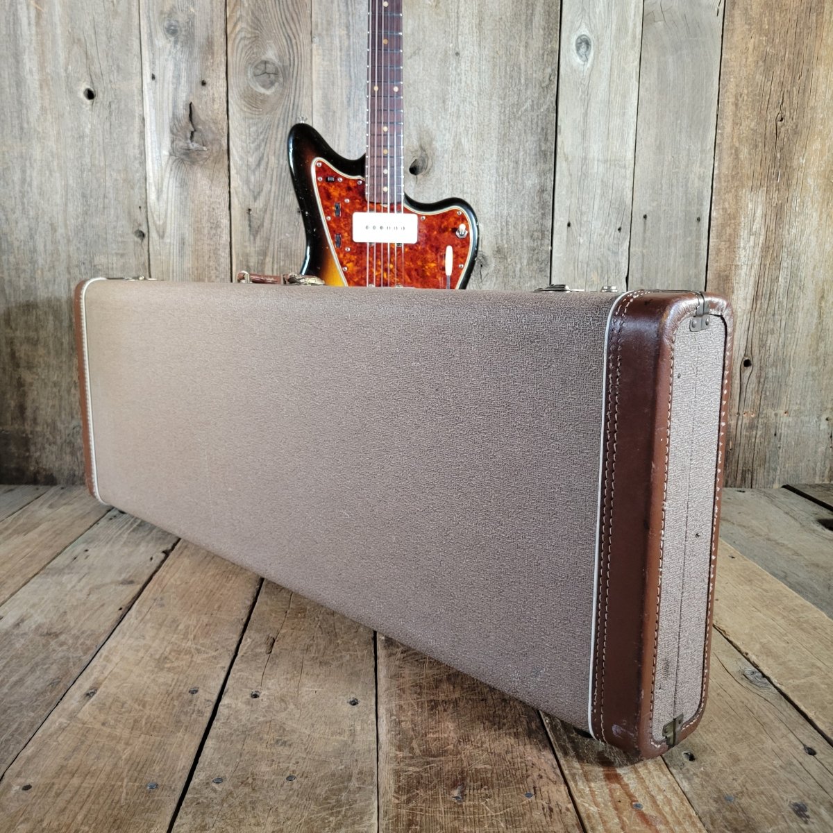 Fender 1960 Jazzmaster Sunburst Pre - CBS Slab Board Excellent - Mahar's Vintage Guitars