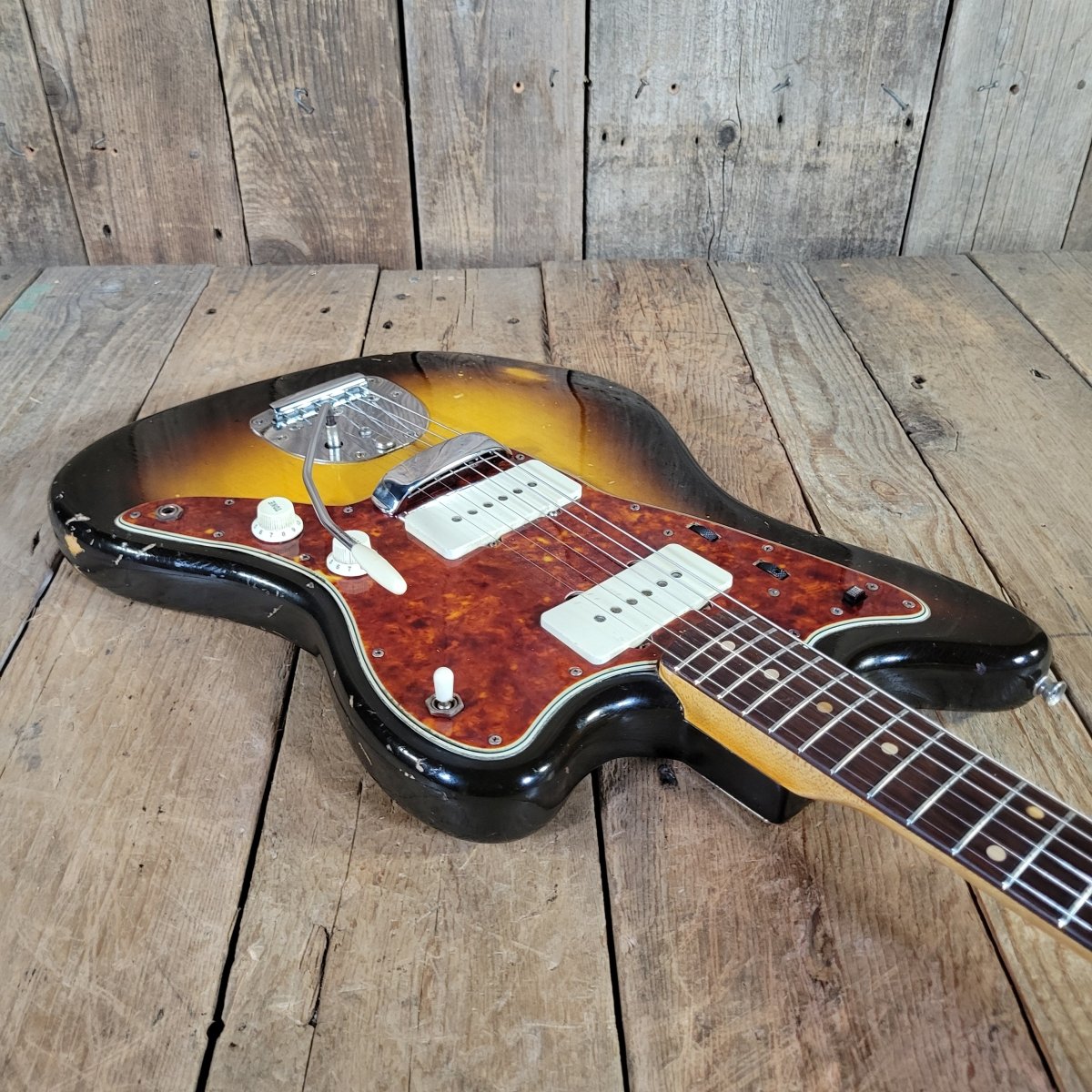 Fender 1960 Jazzmaster Sunburst Pre - CBS Slab Board Excellent - Mahar's Vintage Guitars
